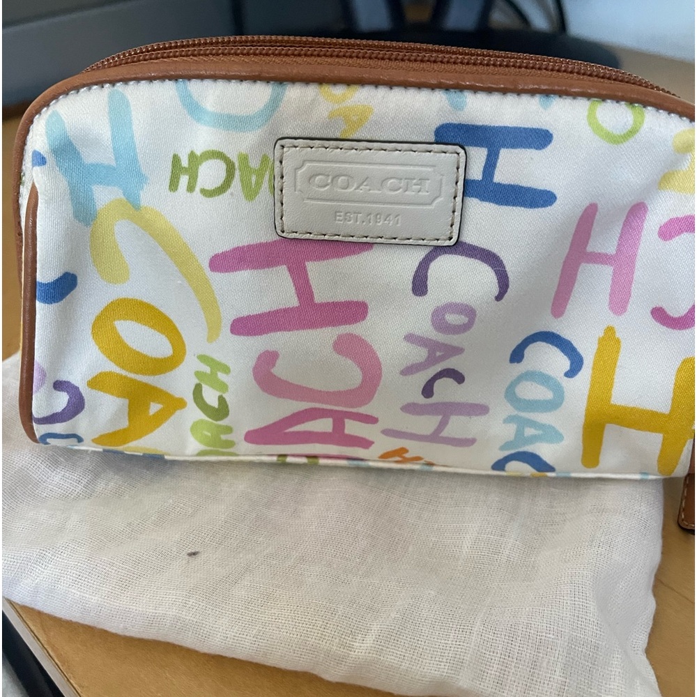 Coach cosmetic bag